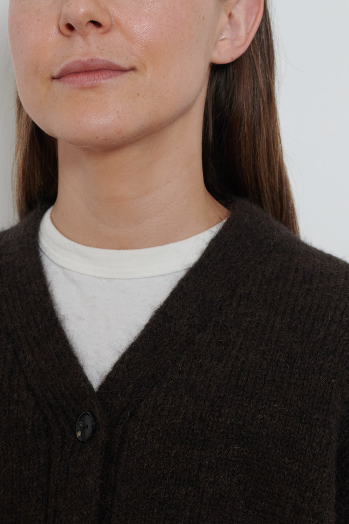 Cordera | Baby Alpaca Cardigan- Brown