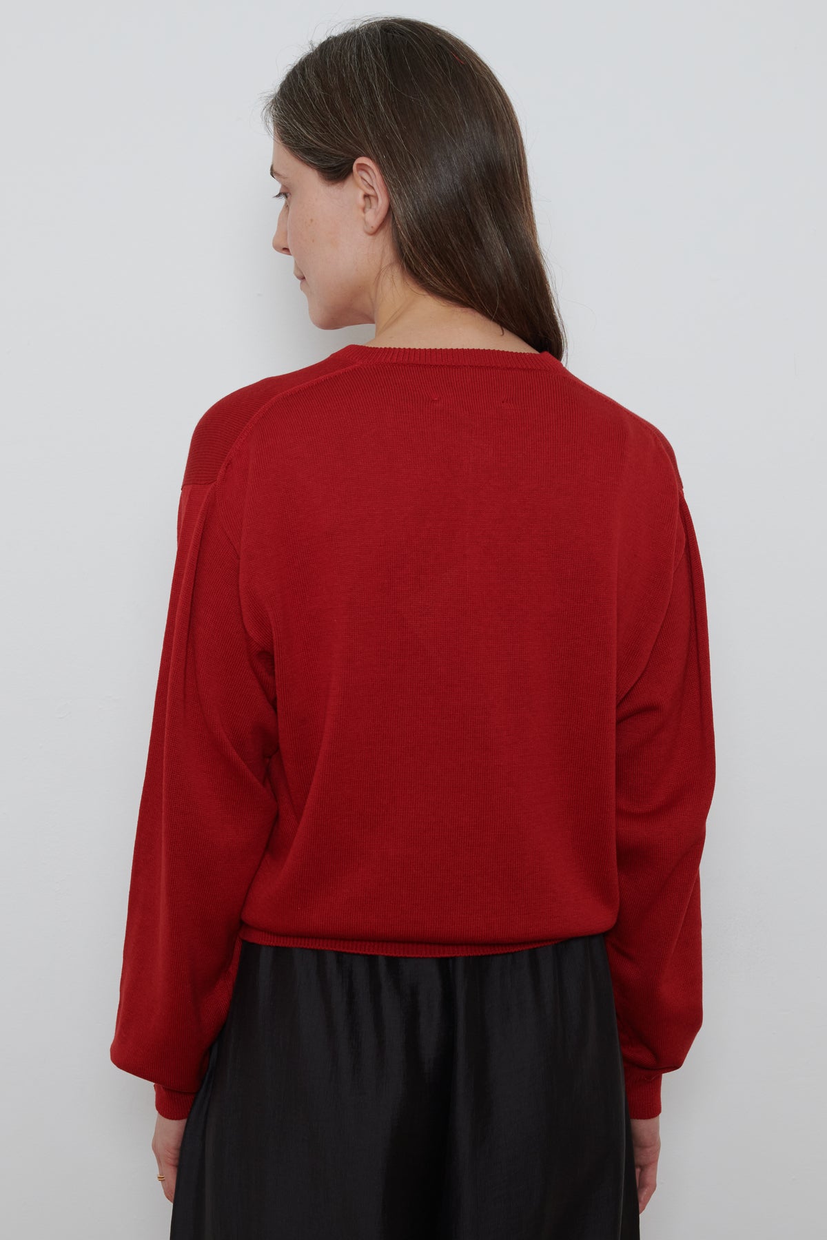 Cordera | Cotton and Silk Cardigan- Red