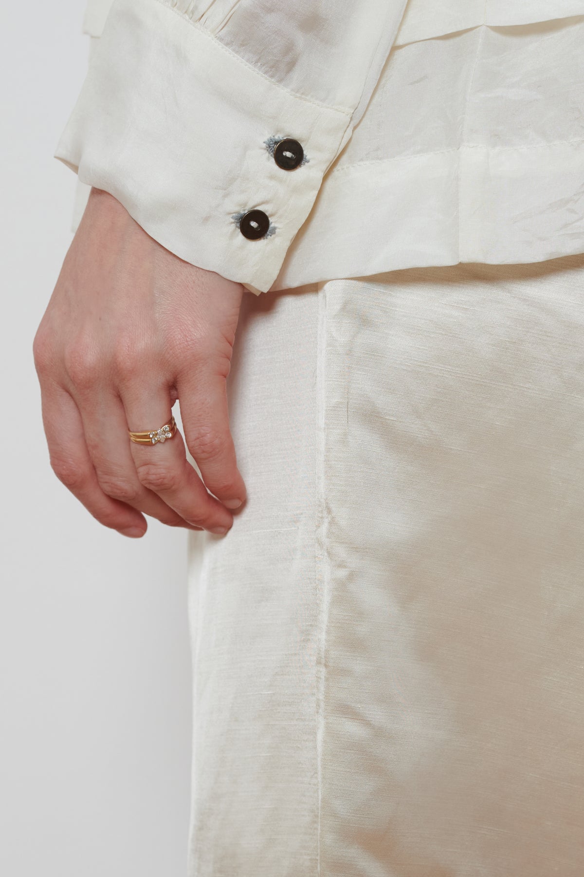 Runaway Bicycle | Astrid Blouse- White