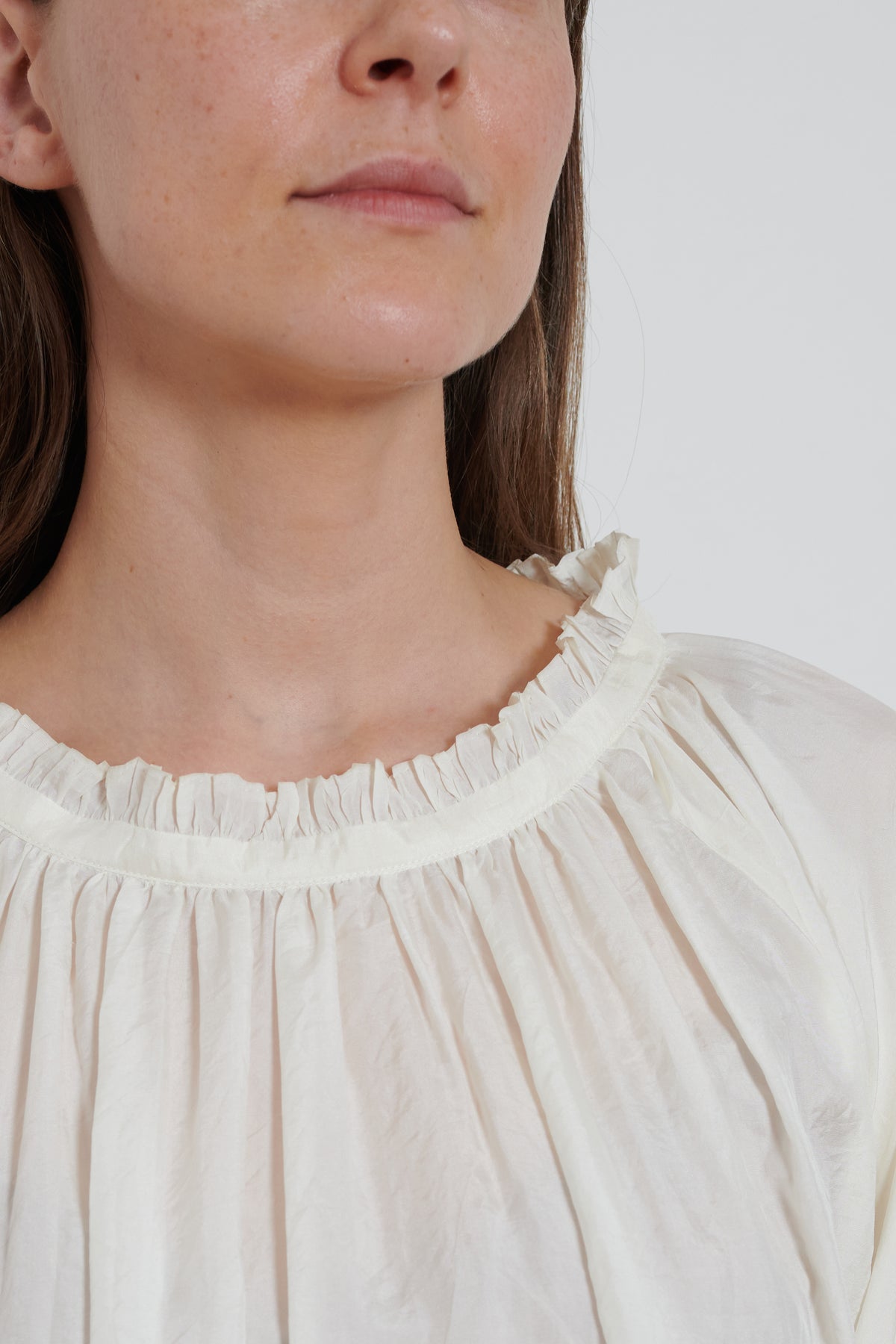 Runaway Bicycle | Astrid Blouse- White