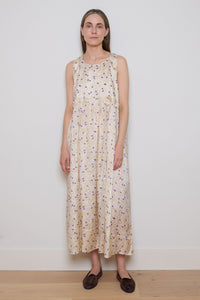 Bunon | Patterned Dress - White Floral