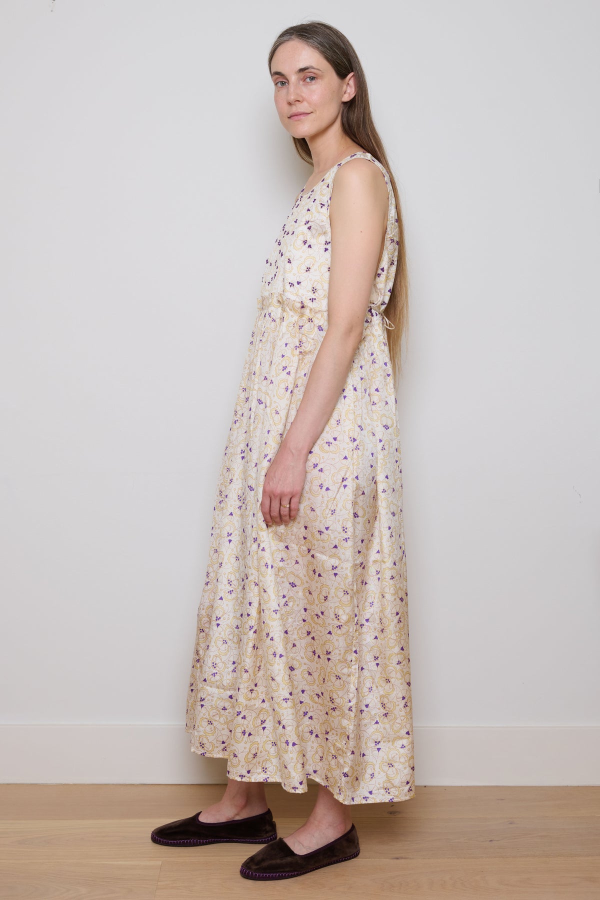 Bunon | Patterned Dress - White Floral