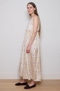 Bunon | Patterned Dress - White Floral