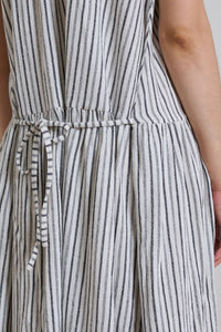 Tidy Street Collection | Kate Dress- White Stripe