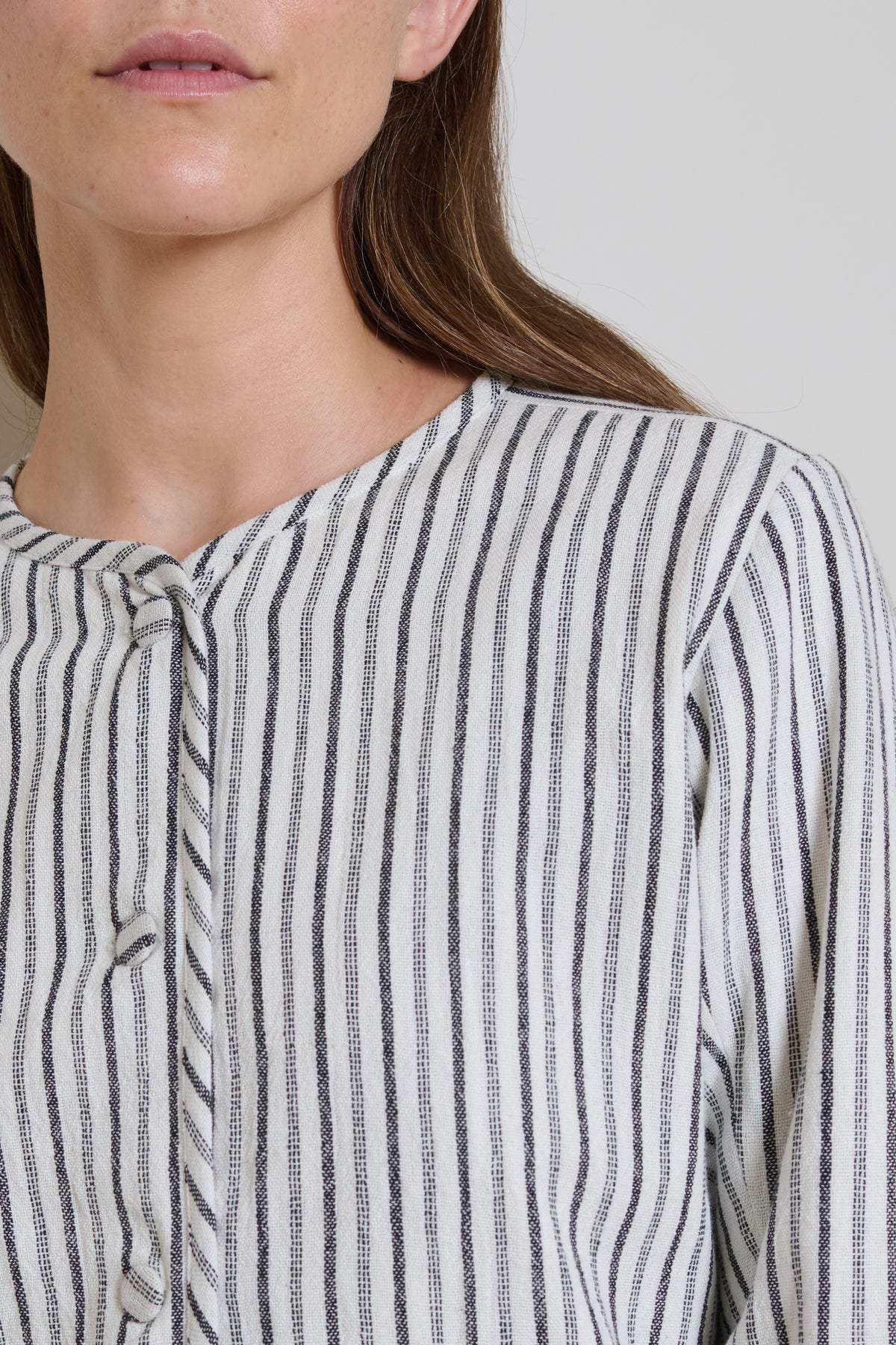 Tidy Street Collection | Kitty Jacket - White Stripe