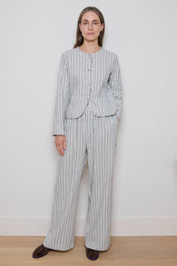 Tidy Street Collection | Kitty Jacket - White Stripe