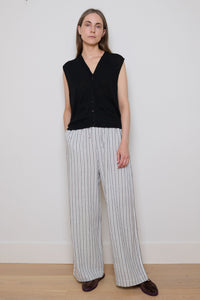 Tidy Street Collection | Helen Trousers - White Stripe