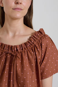 Tidy Street Collection | Dotty Dress - Brown