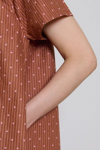 Tidy Street Collection | Dotty Dress - Brown