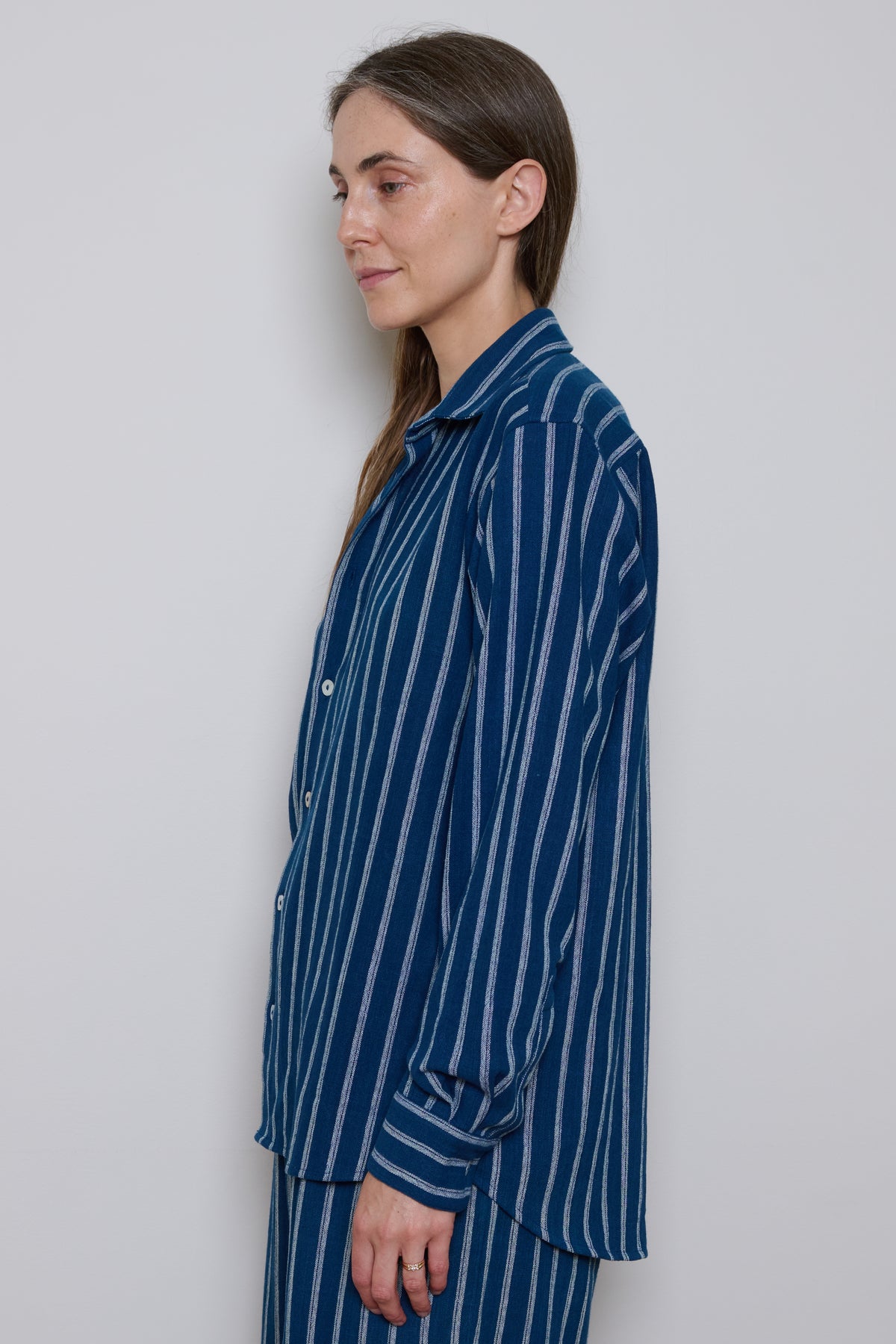 Tidy Street Collection | Betty Shirt - Blue Stripe