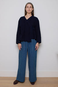 Tidy Street Collection | Helen Trousers - Blue Stripe