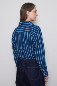 Tidy Street Collection | Betty Shirt - Blue Stripe