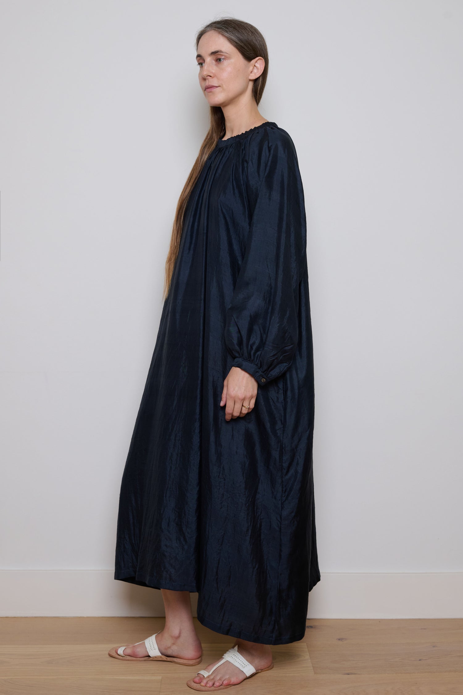 Bunon | Silk Dress - Charcoal