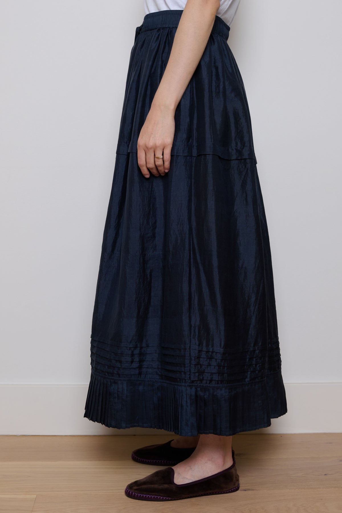 Bunon | Silk Skirt -  Charcoal