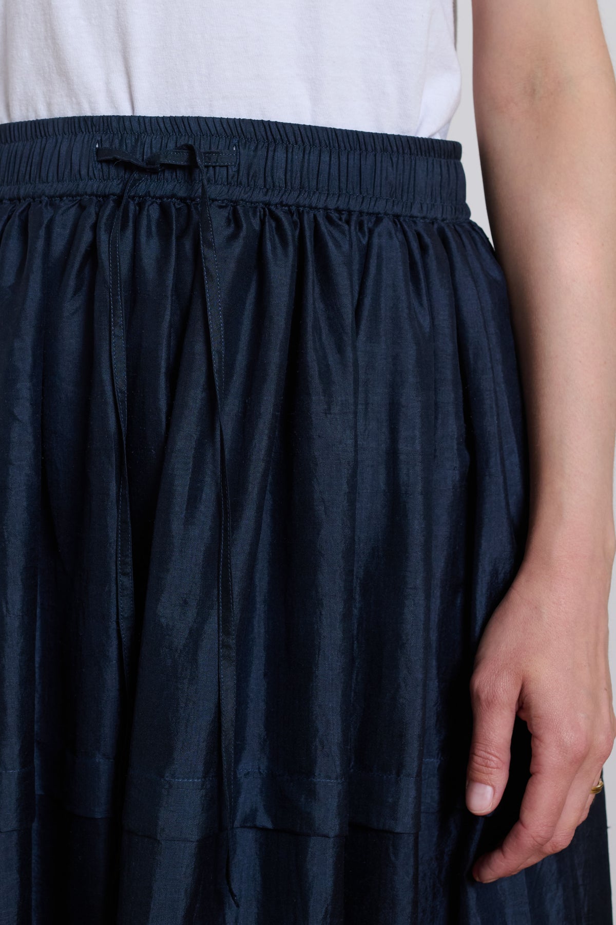 Bunon | Silk Skirt -  Charcoal