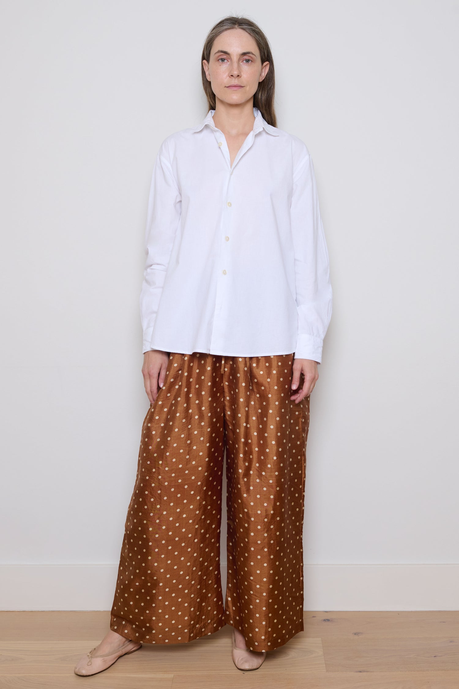 Tidy Street Collection | Betty Shirt - White Poplin
