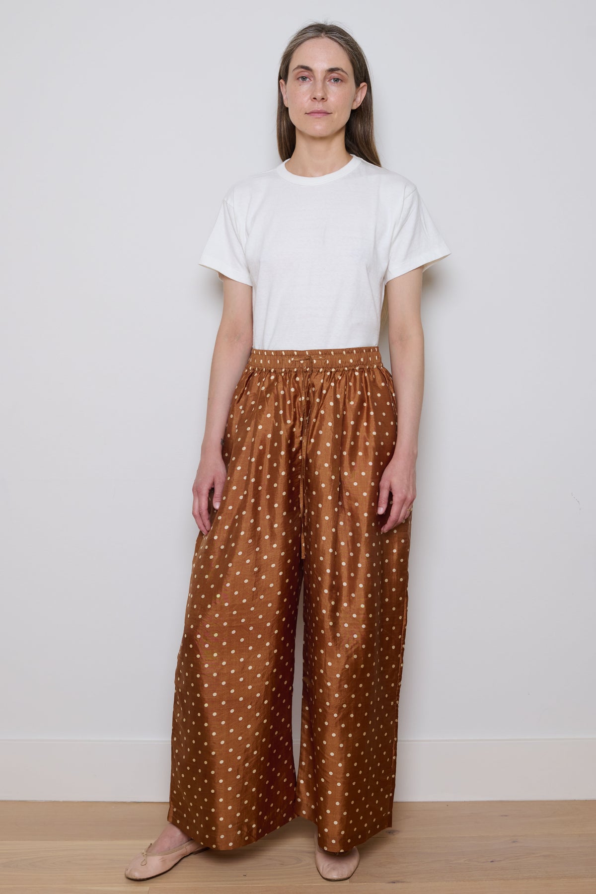 Bunon | Silk Trousers - Brown or Charcoal