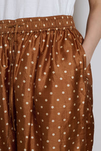 Bunon | Silk Trousers - Brown or Charcoal