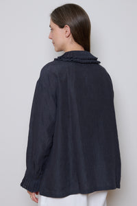 Bunon | Linen Shirt - Charcoal