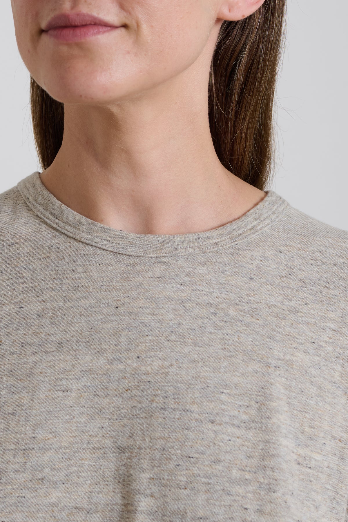 Ichi Antiquities | Knitted Long-Sleeve T-Shirt - Beige