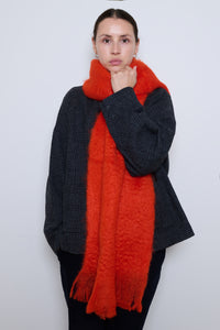 Mantas Ezcaray | Mohair Scarf - Orange
