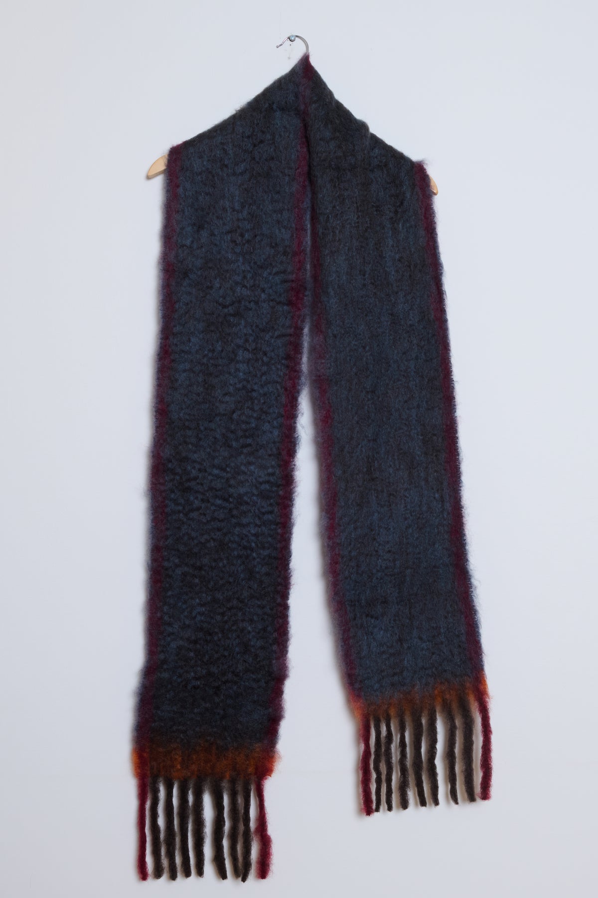 Mantas Ezcaray | Mohair Scarf - Twist in Blue and Red