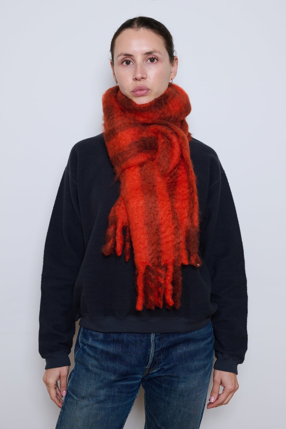 Mantas Ezcaray | Mohair Scarf - Orange