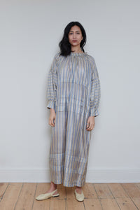 Runaway Bicycle | Pleated Dress - Stripe