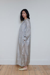 Runaway Bicycle | Pleated Dress - Stripe