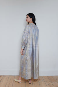 Runaway Bicycle | Pleated Dress - Stripe