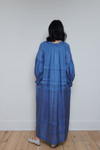 Runaway Bicycle | Pleated Dress - Blue