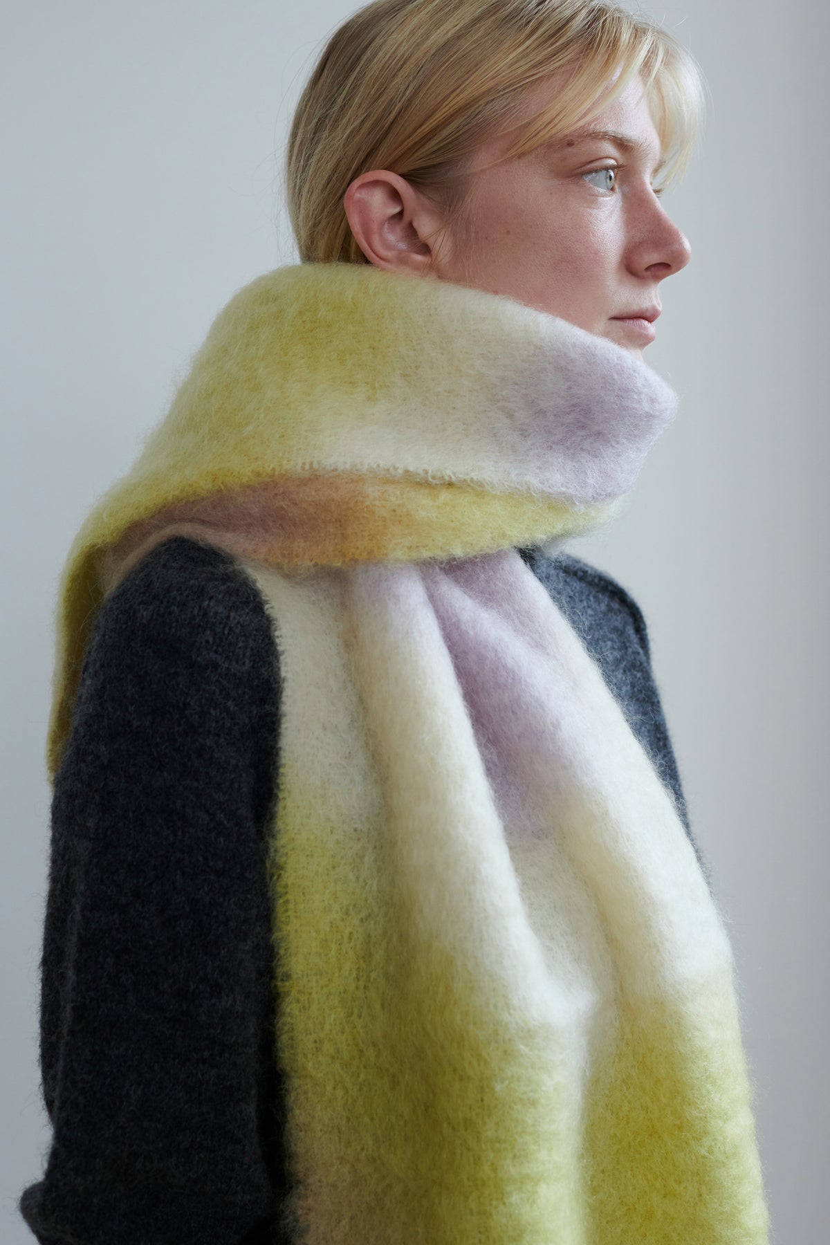 Ezcaray | Mohair Tie-Dye Scarf - TD-16B