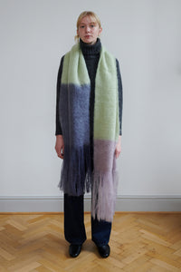 Ezcaray | Mohair Colour Block Scarf - CB-21B