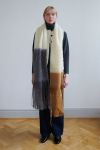 Ezcaray | Mohair Colour Block Scarf - CB-8B