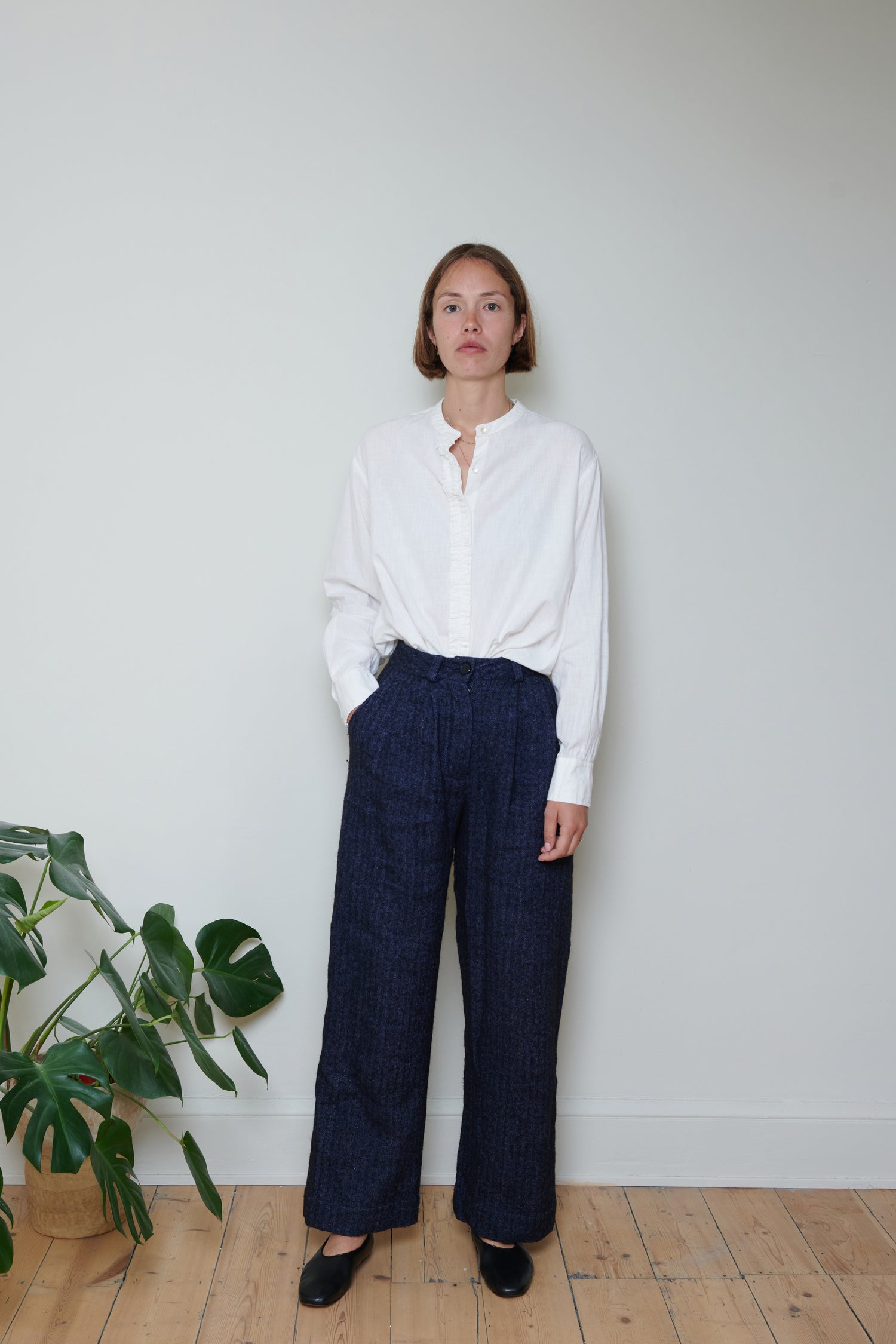 Cawley | Linen and Wool Mara Trousers