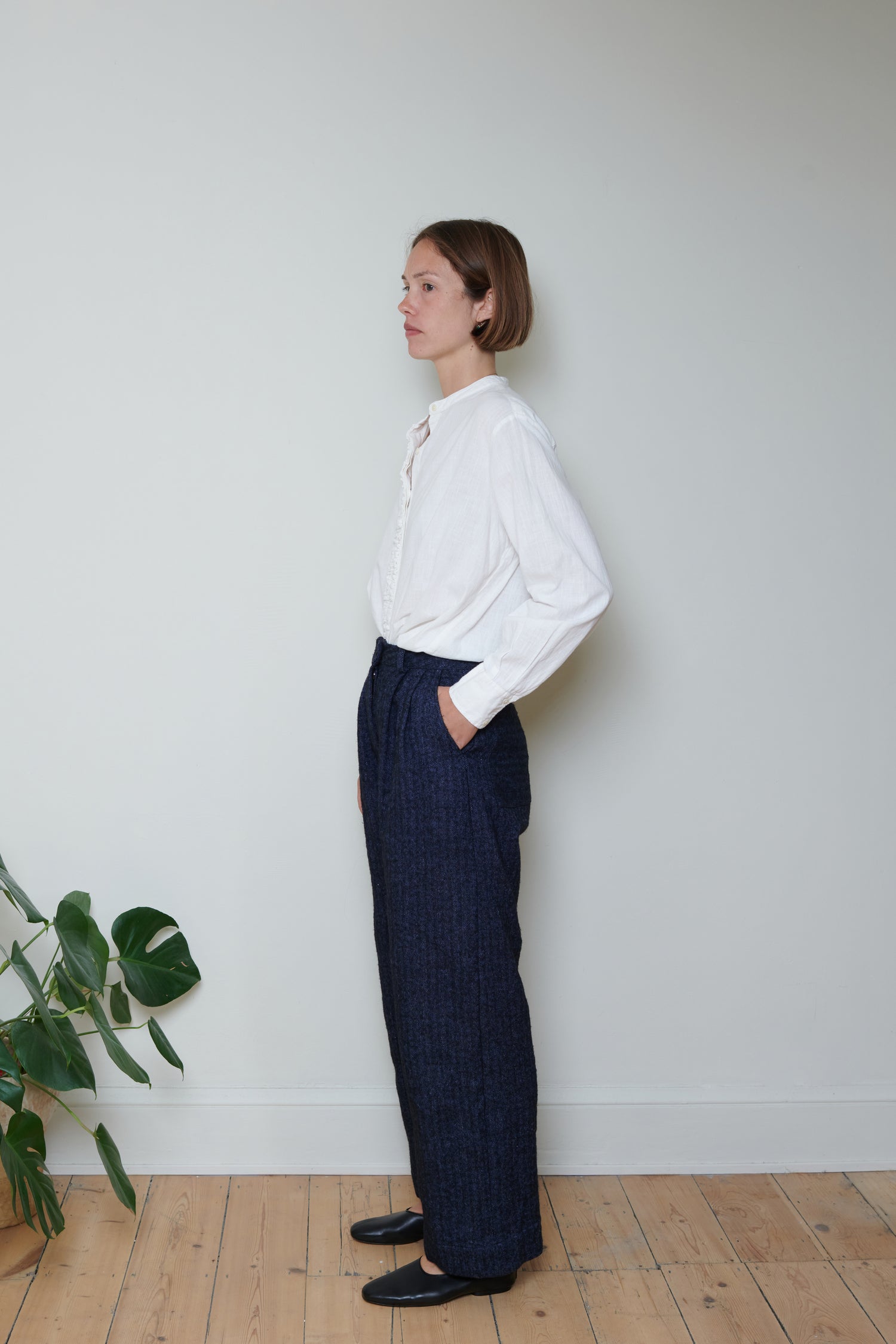 Cawley | Linen and Wool Mara Trousers