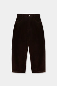 Cordera | Corduroy Baggy Pants- Brown