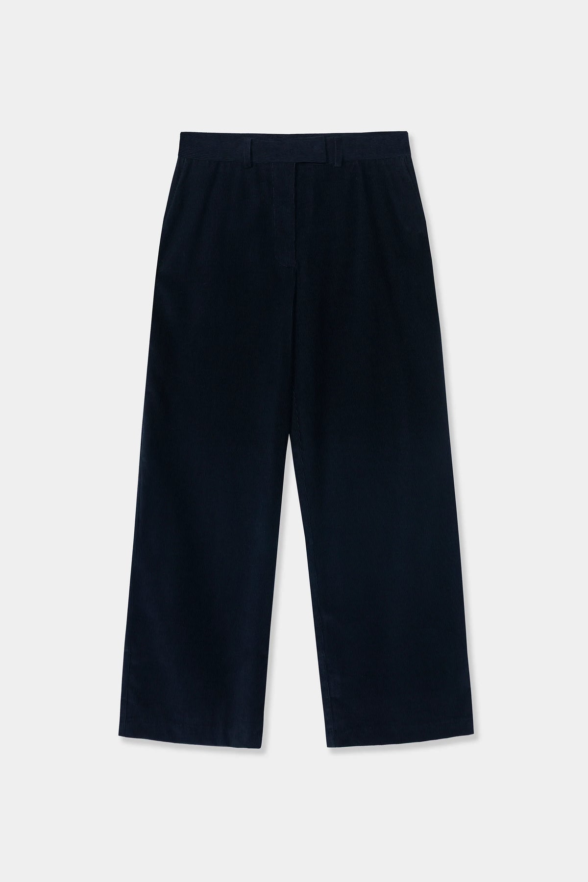 Cordera | Low Rise Corduroy Pants - Navy