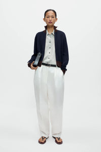 Cordera | Merino Wool Sporty Cardigan - Navy