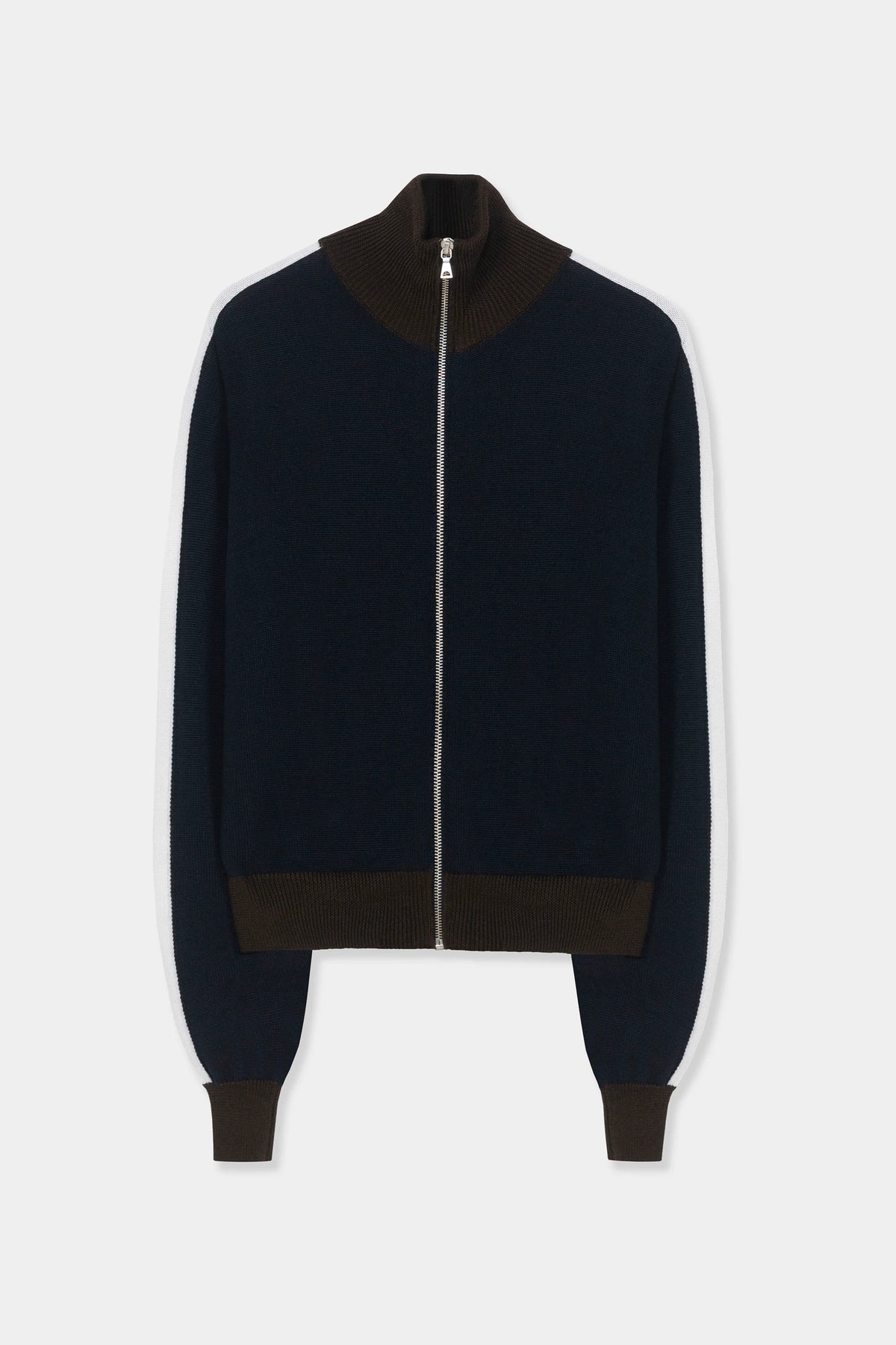 Cordera | Merino Wool Sporty Cardigan - Navy
