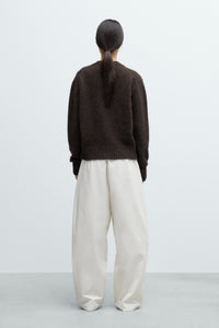 Cordera | Baby Alpaca Cardigan- Brown