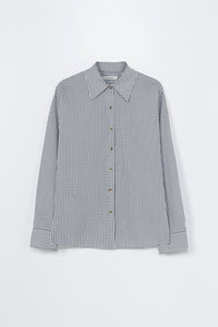 Cordera | Oversized Shirt - Vichy Grey