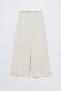 Cordera | Satin Drawstring Pants - Perla