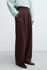 Cordera | Tailored Masculine Pants - Burgundy