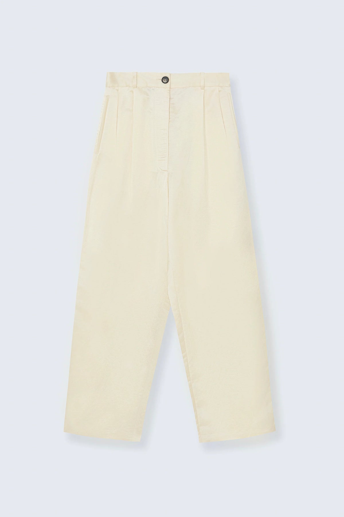 Cordera | Satin Masculine Pants - Marfil