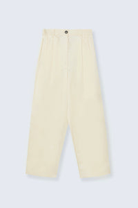 Cordera | Satin Masculine Pants - Marfil