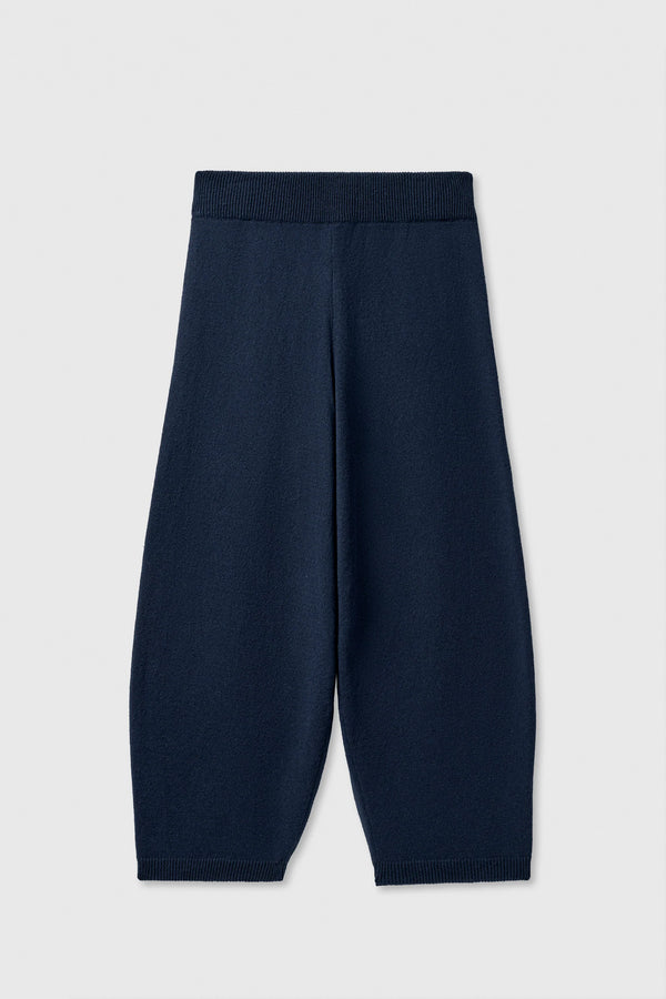 Cordera Cotton Knitted Pants Navy