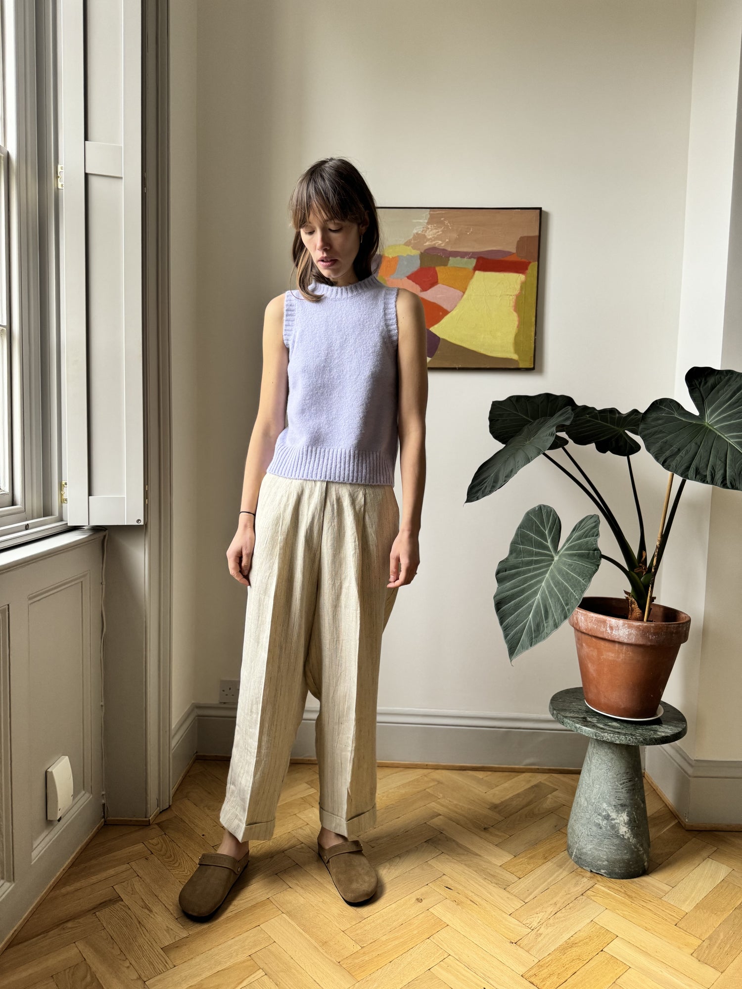 Cordera | Slub Linen Masculine Pants