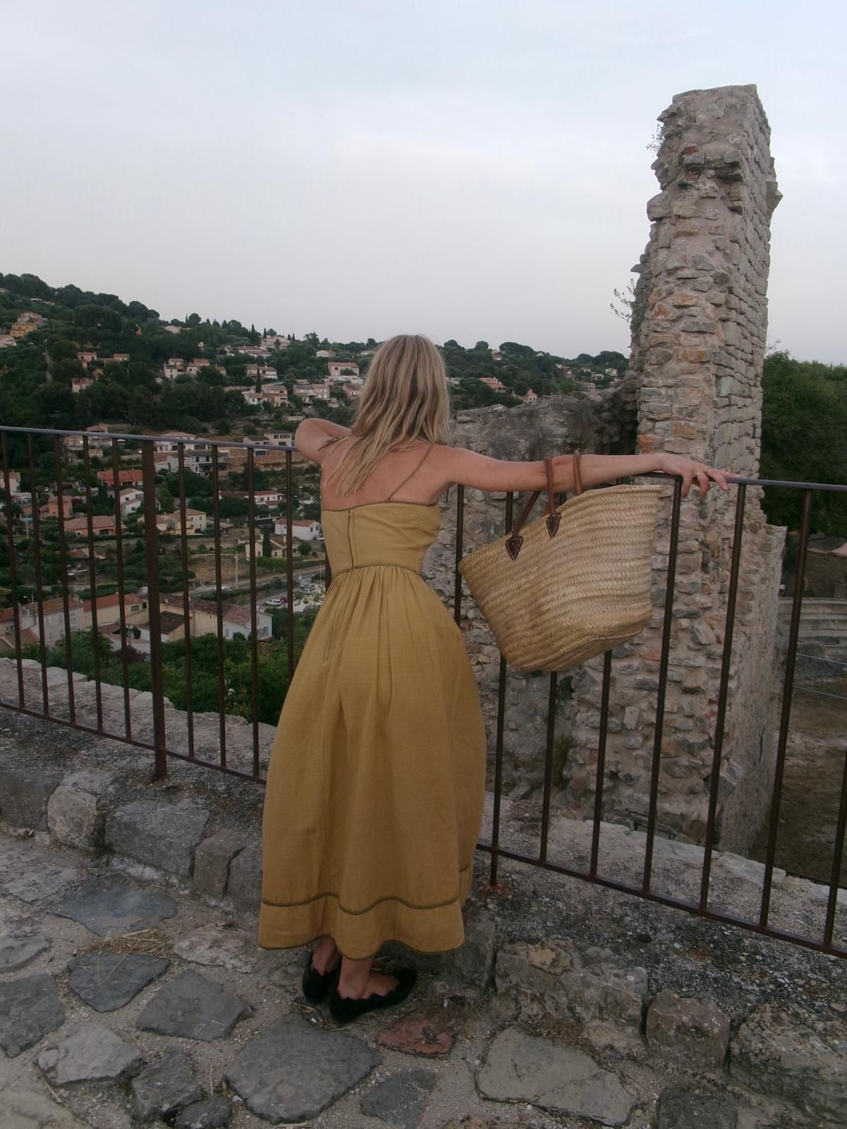 Tidy Street Collection | Corset Dress- Ochre