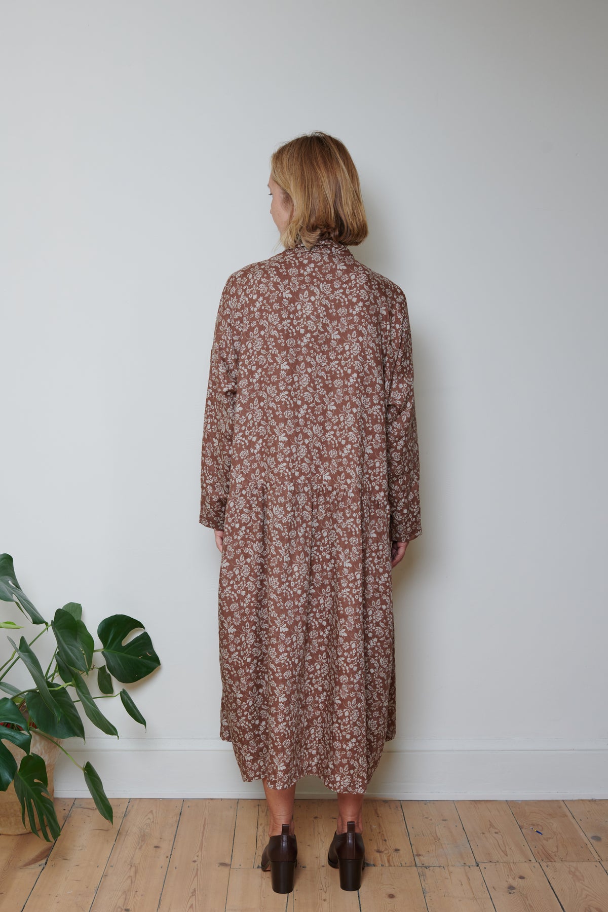 Ichi Antiquités | Linen Dress - Flower Print